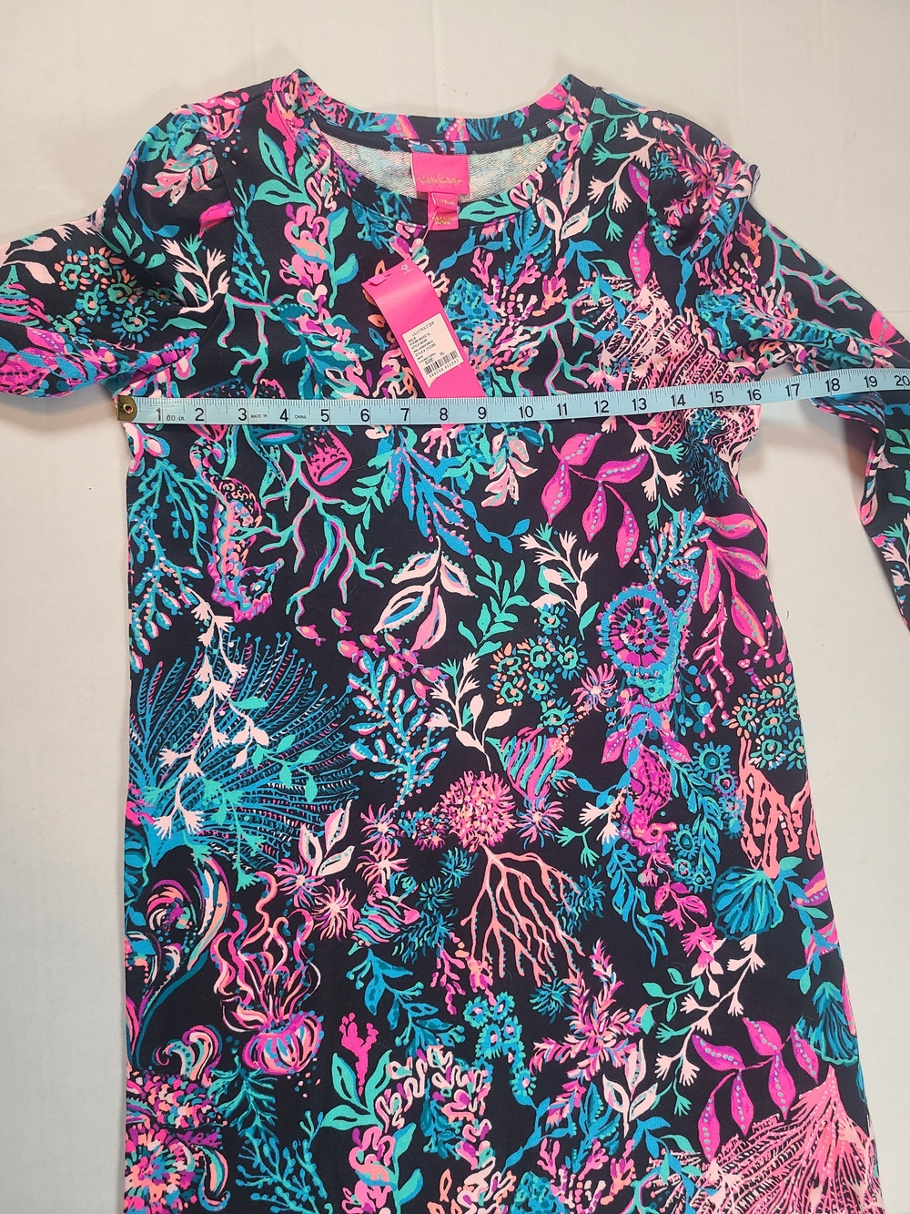 Lilly Pulitzer Girls Mini Jansen Dress Twilight Coral 12-14 XL NWT - Picture 8 of 11